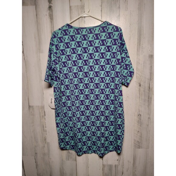 NWT Lularoe Women's Small Minnie Mouse Blue Irma Tee - Picture 2 of 5